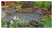 お庭の池・滝のイメージ